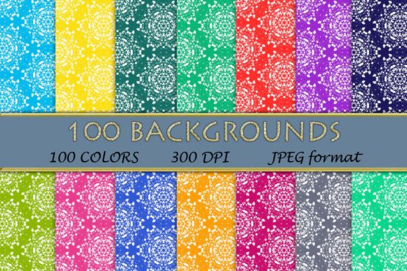 100 Ink Splash Pattern Digital Papers: A Versatile Resource for Designers and Creators
