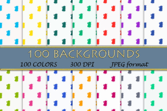 100 Polka Dots Pattern Digital Papers-07: A Strategic Resource for Design and Branding