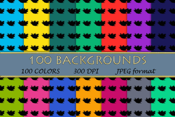 100 Polka Dots Pattern Digital Papers--5