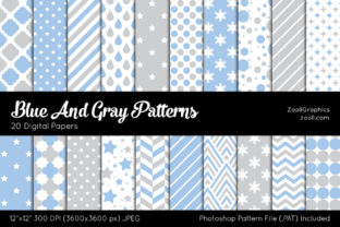 Blue and Gray Digital Papers: A Versatile Tool for Creative Projects