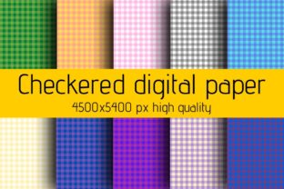 Checkered Pattern Digital Paper: A Creative Tool for Modern Professionals