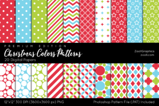 Christmas Colors Digital Papers and Patterns: A Festive Guide for Creative Projects