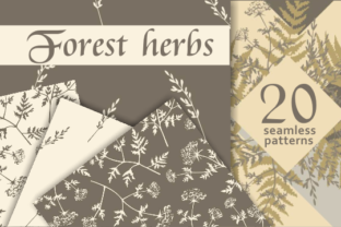 Forest Herbs and Natural Seamless Patterns: A Guide to Nature-Inspired Design Elements