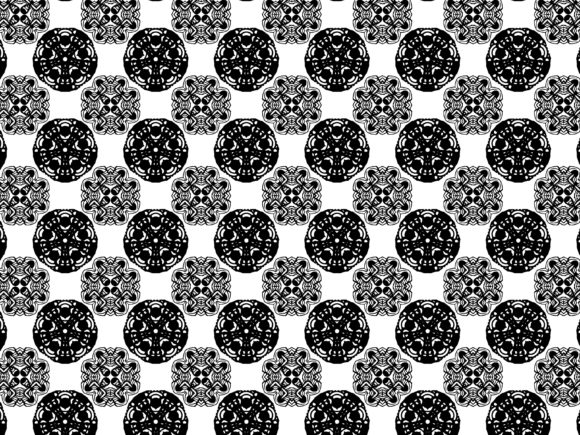 Fractal Pattern Flower Circle Tribal: A Versatile Design Collection for Creative Projects