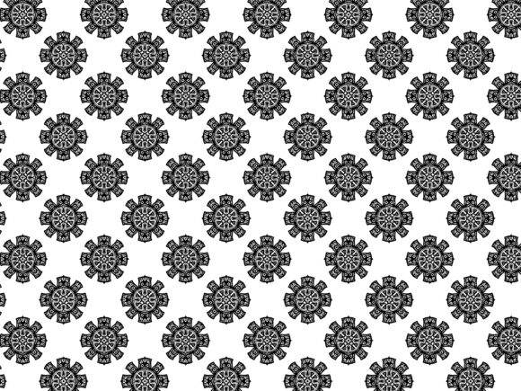 Fractal Pattern Flower Tribal Elegant: A Timeless Design Collection