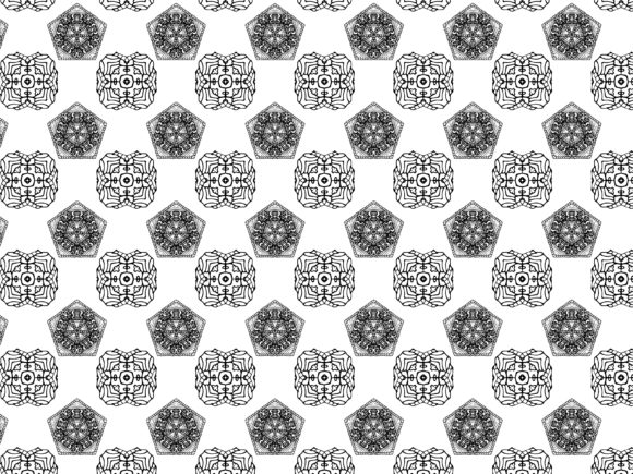 Fractal Pattern Pentagon Elegant: A Versatile Design for Creative and Commercial Use