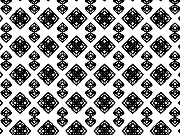 Fractal Pattern Square Triangle Design