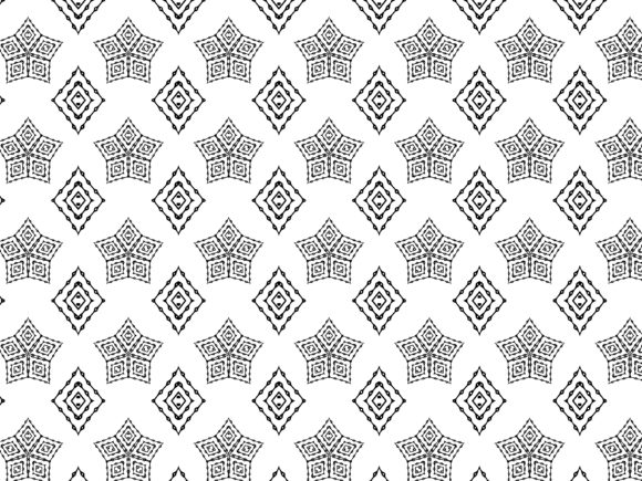 Fractal Pattern Star Chain