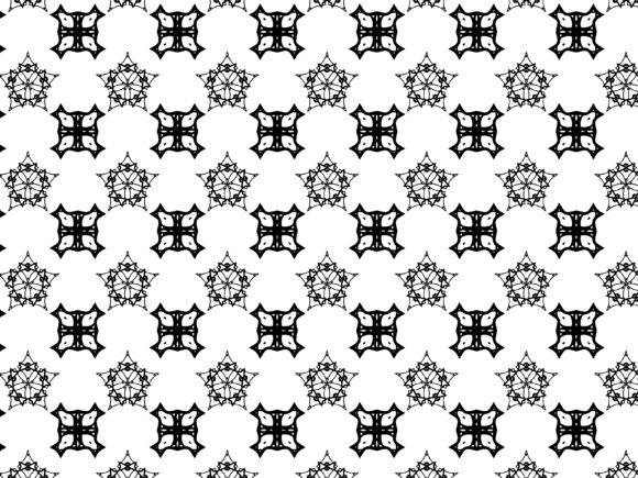 Fractal Pattern Star X Design Collection