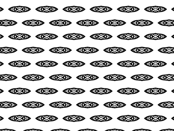 Fractal Pattern Tribal Eye Design