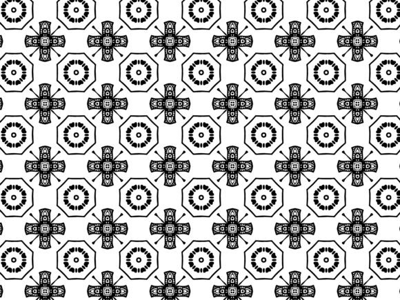 Fractal Pattern Tribal Octagon: A Versatile Design for Modern Creativity