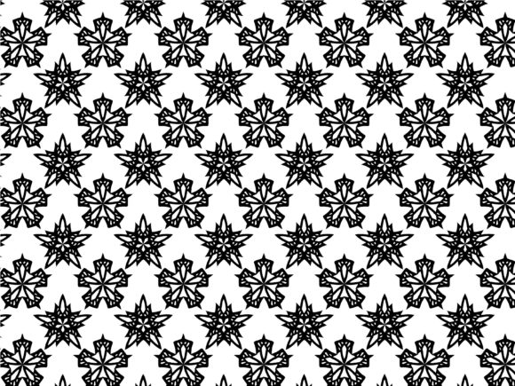 Fractal Pattern Tribal Star