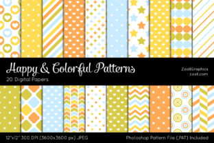 Happy and Colorful Digital Papers: A Versatile Tool for Creative Projects