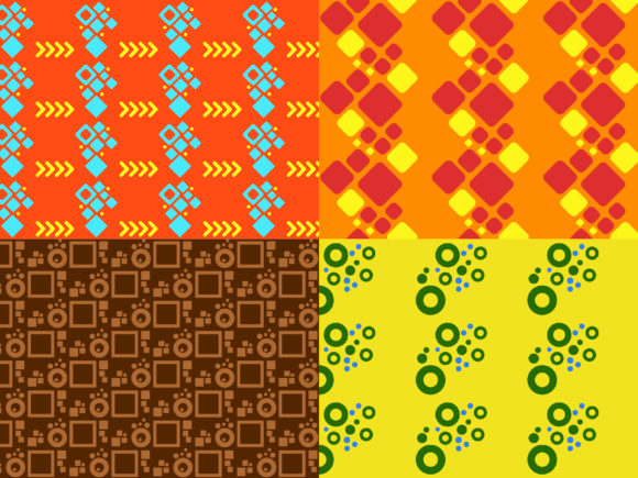 Seamless Pattern Bundling Square Elegant