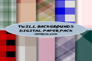 Twill Pattern Backgrounds for Digital Paper Crafts